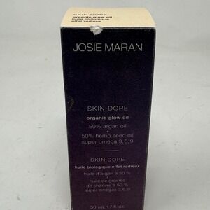 Josie Maran Skin Dope Organic Glow Oil 50% Argan 50% Hemp Seed Oil 1.7oz 50ml